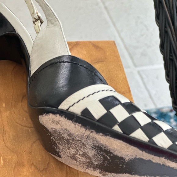 Prada Sling Back Tan and Black Check All offers considered! - Picture 3 of 4